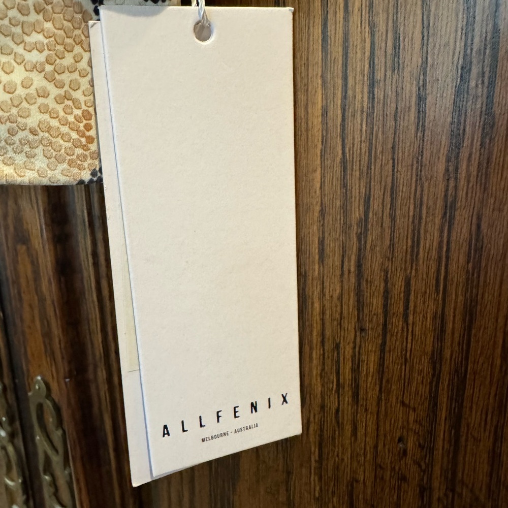 Anthropologie All Fenix White Python Racerback Sp… - image 3